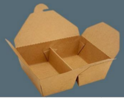 2-Compartment Kraft Takeaway Box